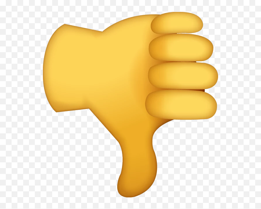 Thumbs Down Emoji Download Ios - Thumbs Down Emoji Transparent Background,No Emoji