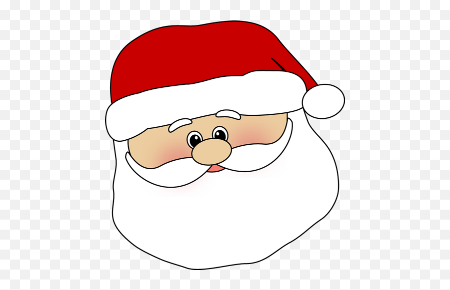 Santa Claus Clip Art Image Cool School Stuff 2 - Santa Claus Face Clipart Emoji,Black Santa Emoji