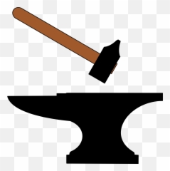 Open - Black Smith Tool Clipart Emoji