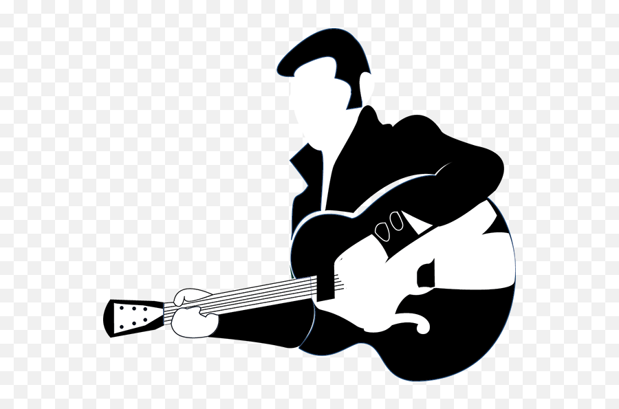Elvis Clipart Musician - Musician Black And White Icon Emoji,Elvis Emoji