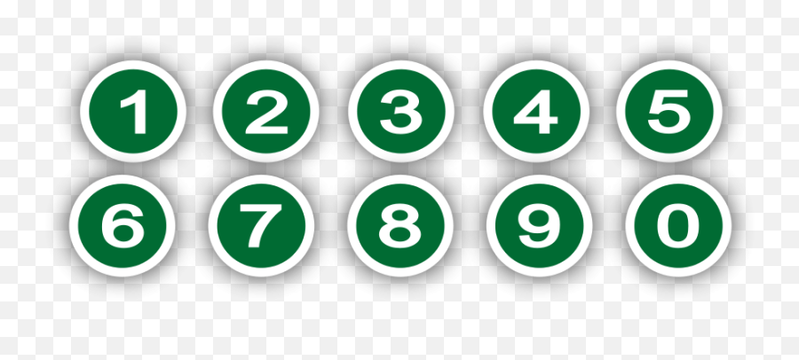 Numbers Clipart Vector Clip Art - Zuccotti Park Emoji,Green Dot Emoji