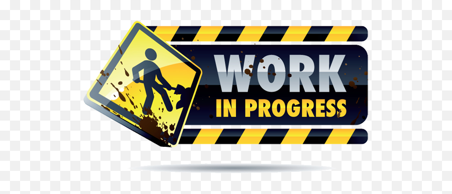 Classwork In Progress - My Digital Media Portfolio Renovation In Progress Signage Emoji,Skateboarding Emoji