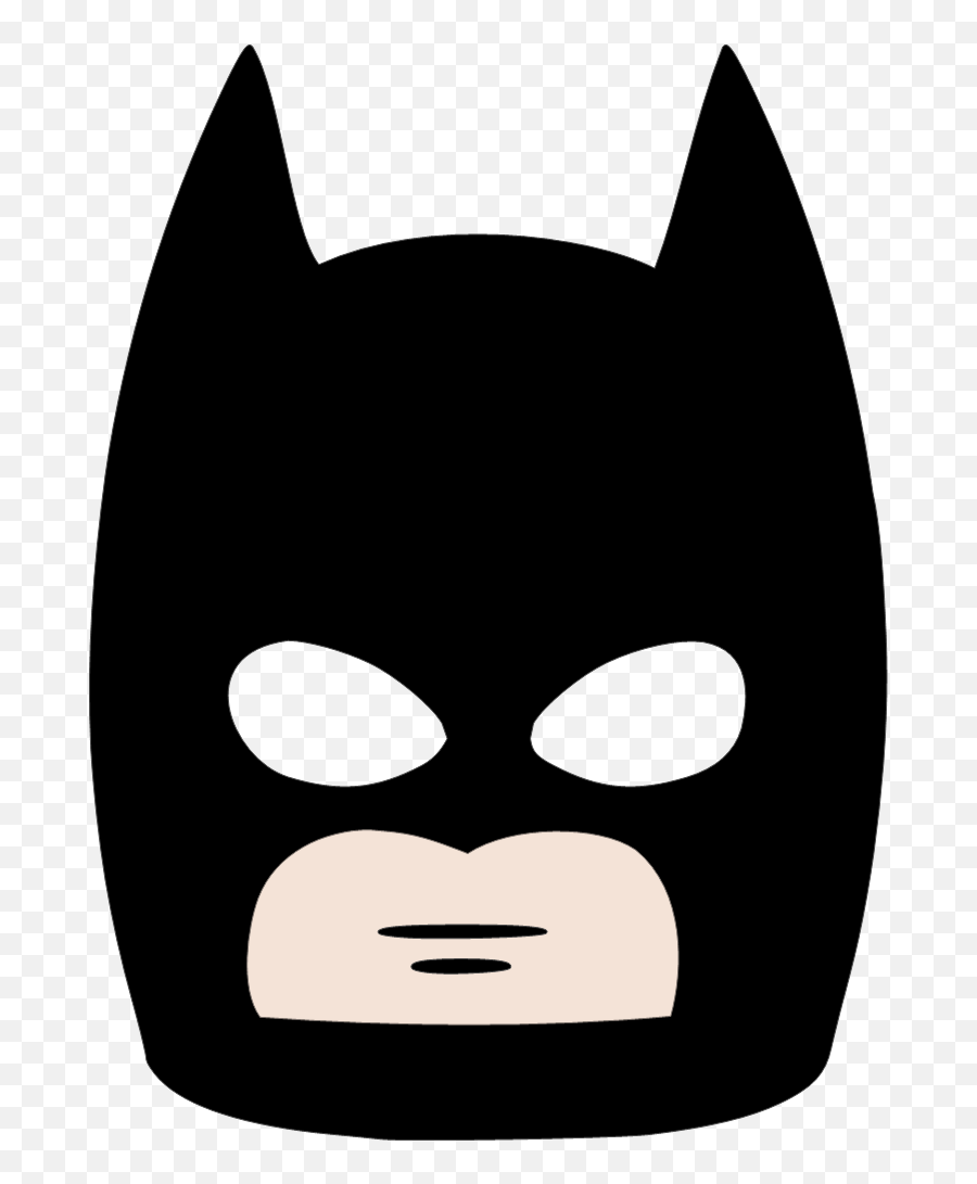 Ninjago Mask Clipart - Cartoon Batman Mask Png Emoji,Emoji Character Sheet Mask