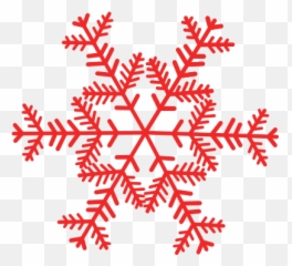 Download Vector Freeuse Stock Christmas Snowflake Clipart - Transparent Red Snowflake Clipart Emoji,Snow Emoji Png