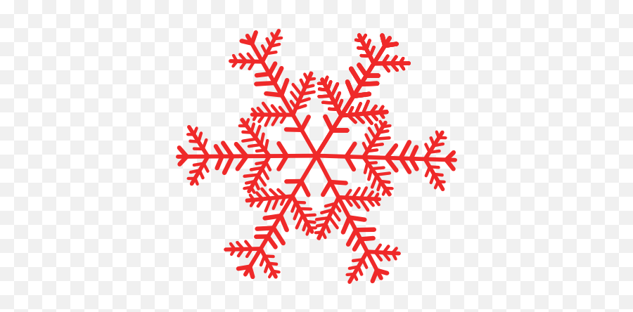 Download Vector Freeuse Stock Christmas Snowflake Clipart - Transparent Red Snowflake Clipart Emoji,Snow Emoji Png