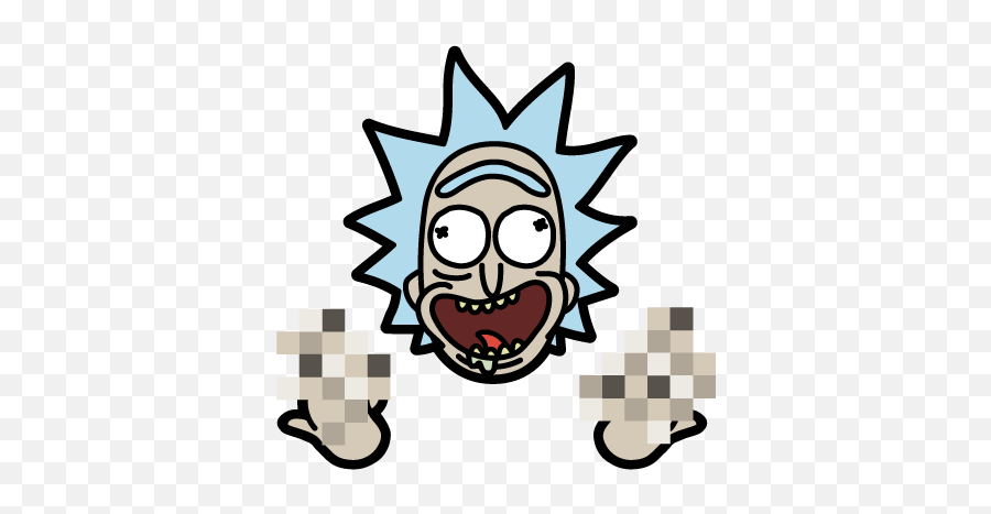 Pocket Mortys - Rick And Morty Logos Emoji,Rick And Morty Emojis