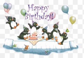 Top Penguin Birthday Stickers For Android Ios - Animated Happy Gif Emoji