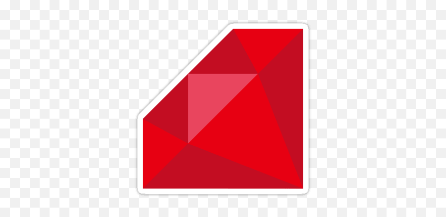 Ruby Stickers And T - Triangle Emoji,Ruby Emoji