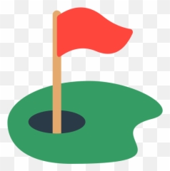 Fxemoji U26f3 - Flag In Hole Emoji