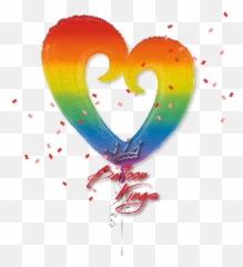 Rainbow Open Heart - Emoji