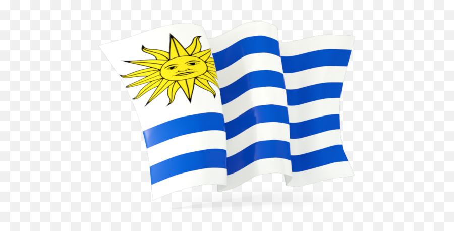 Uruguay Flag Waving Clipart - Greece Flag Png Emoji,Uruguay Flag Emoji