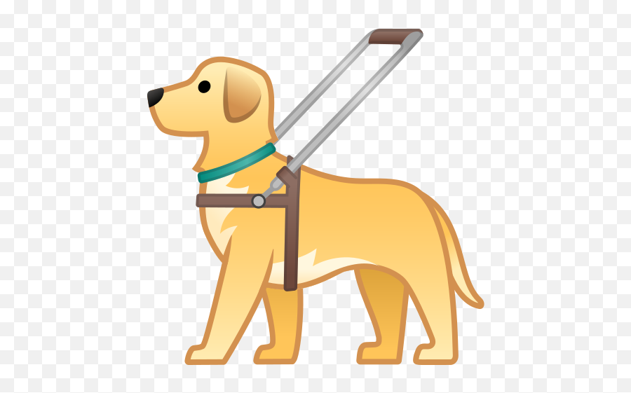 Guide Dog Emoji - Guide Dog Emoji,Emoji Guide