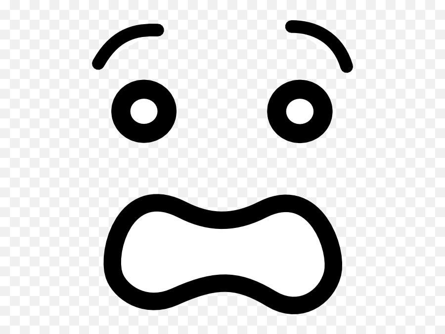 Anxious Face Clipart - Worried Face Clipart Emoji,Panicked Emoji