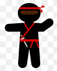 Man Ninja Warrior - Kid Clipart Emoji