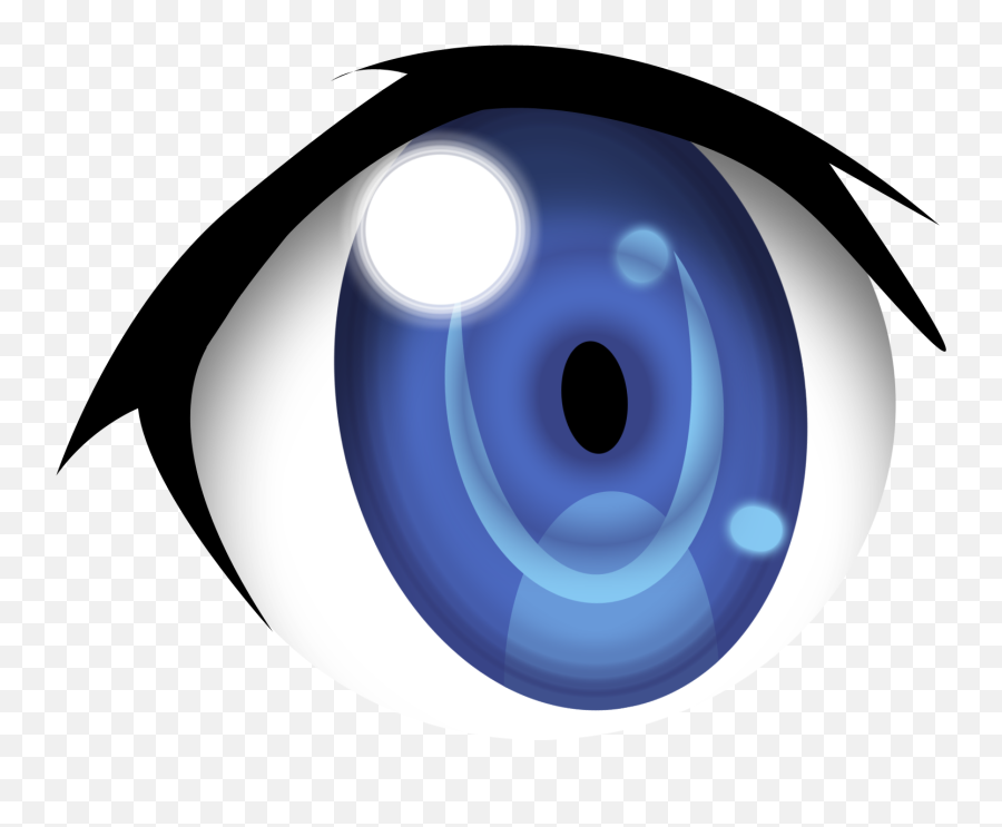 Eye Clip Star Eyes Transparent Png - Anime Eye Transparent Background Emoji,Guess The Emoji Star Eyes