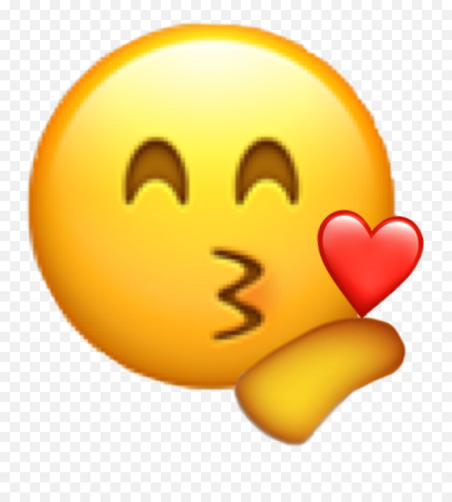 Freetoedit Heart Kiss Kisses - Emoji Clipart,Emoji Blowing Kisses