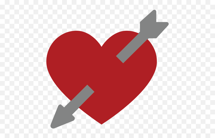 Heart With Arrow Emoji For Facebook Email Sms - Heart,Heart With Arrow Emoji