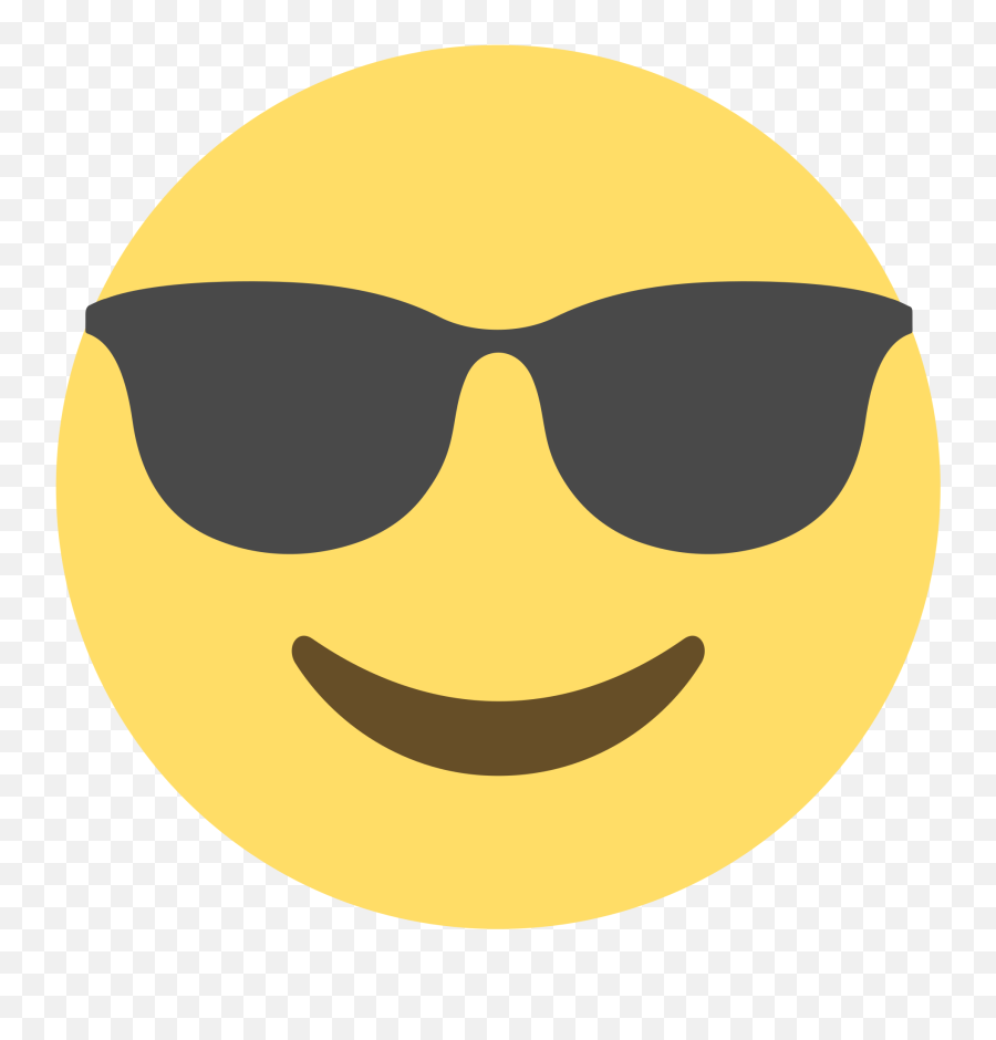 Emojione 1f60e - Printable Emoji Faces,Happy Emoji