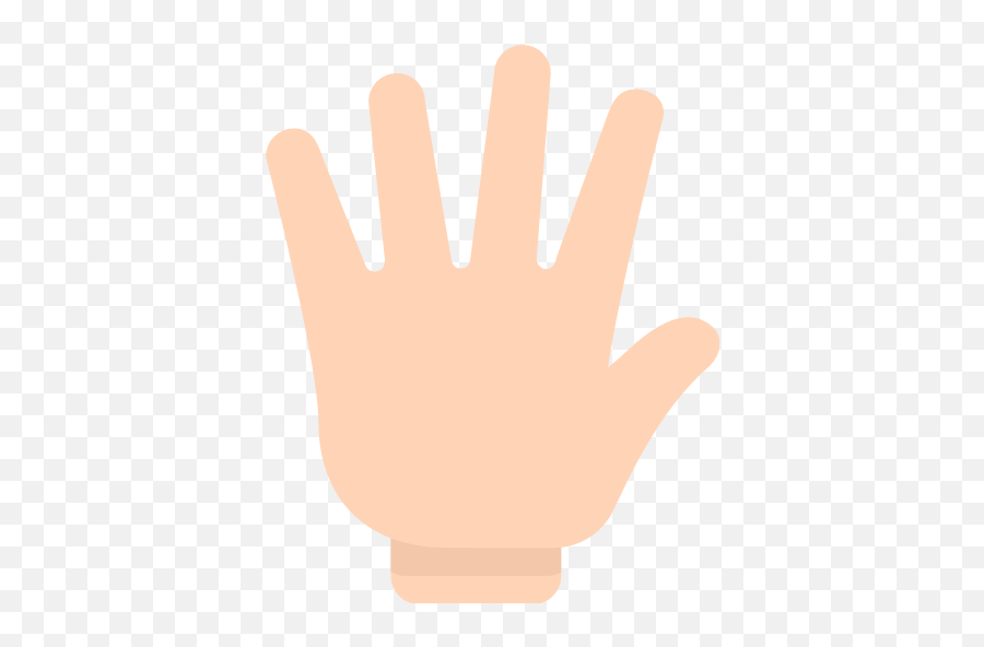 Raised Hand With Part Between Middle And Ring Fingers Emoji - Sign,Fingers Emoji