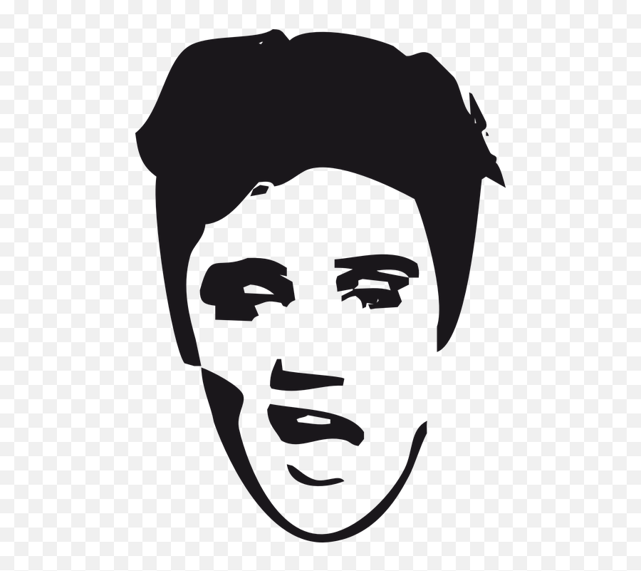Elvis Presley Cartoon Drawing - Easy Elvis Presley Drawing Emoji,Elvis Emoji