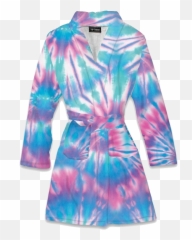Top Trenz Tie Dye Pastel - Trench Coat Emoji,Emoji Bathrobe