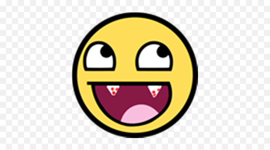 Epic Vampire Smiley - Awesome Face No Background Emoji,Vampire Emoticon
