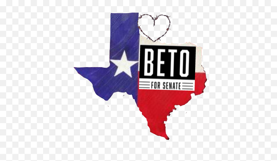 Freetoedit Texas Beto Democrat Blue - Beto For Senate Emoji,Texas State Flag Emoji