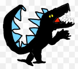 Godzilla Chases A Spinning Plane 1 - Illustration Emoji,Godzilla Emoji