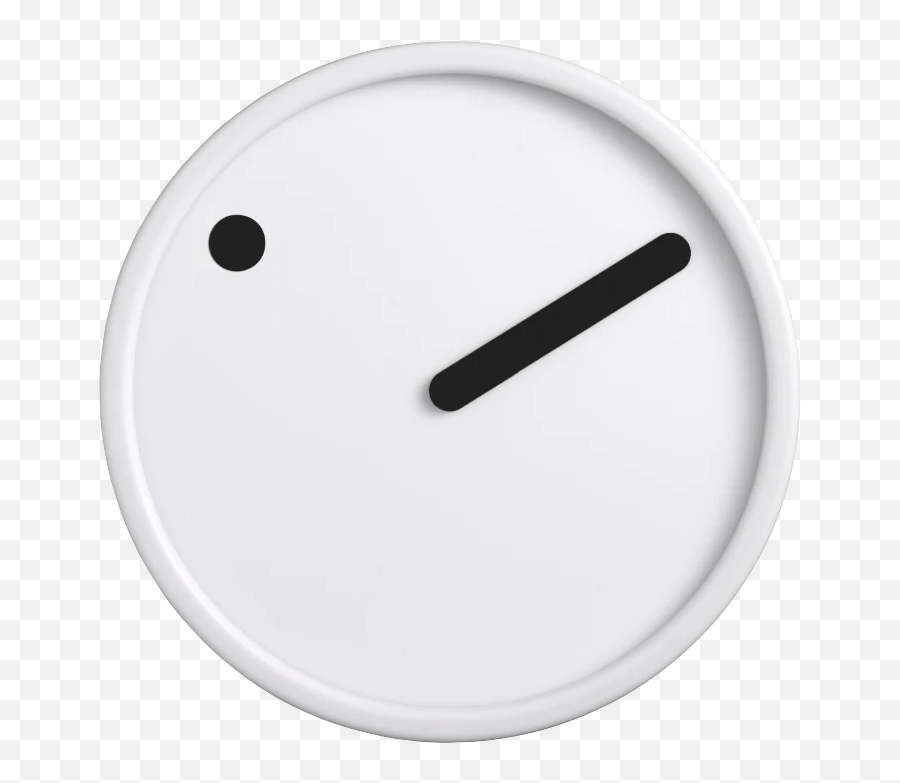 Picto Wall Clock - Circle Emoji,Clock Emoticon