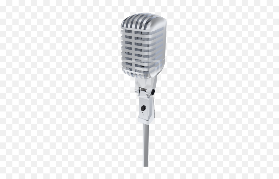 Microphone Transparent Old Fashioned Mic Welcomia Imagery - Old Time Microphone Transparent Emoji,Emoji Gun And Microphone