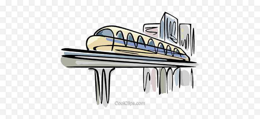 Gold Monorail Transparent Png Clipart - Monorail Clipart Emoji,Suspension Railway Emoji