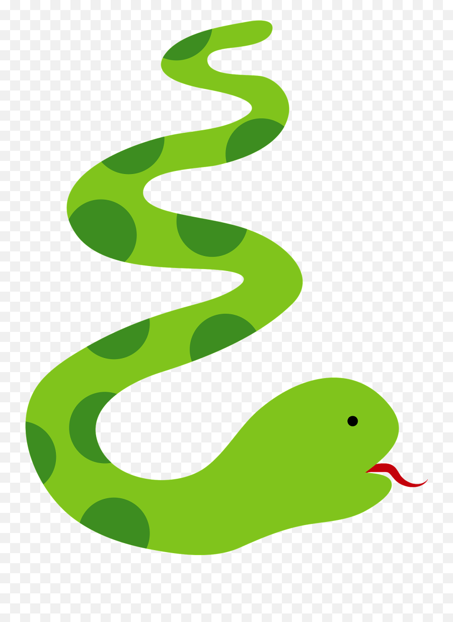 Long Green Snake Clipart Free Download Transparent Png Emoji,Snake Emoji