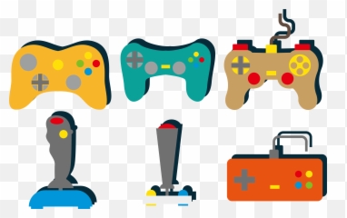 Controller Clipart Retro Gaming - Game Emoji