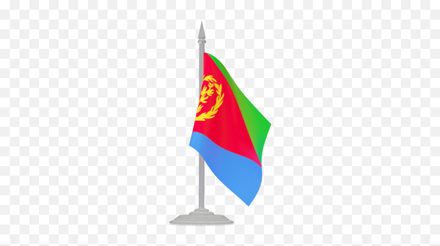 Eritrea - Sri Lanka Flag On A Pole Emoji,Eritrean Flag Emoji