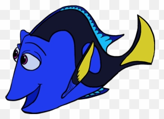 How To Draw Dory In A Few Easy Steps - Blue Tang Cartoon Emoji,Dory Emoji