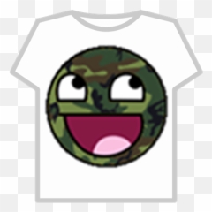 Military Epic Face - T Shirt Png Roblox Adidas Emoji,Military Emoticon