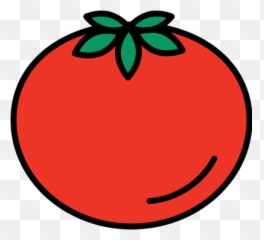 Outlined Tomato Graphic - Clip Art Emoji,Tomato Emoji