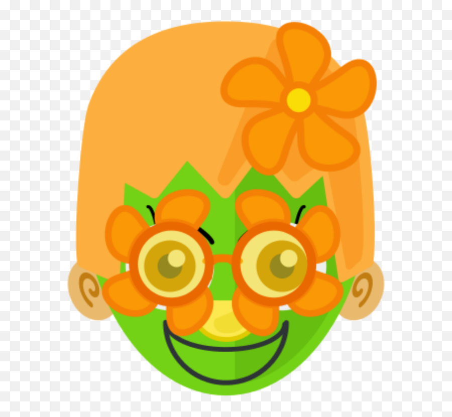 Flower Leaf Sunflower Png Clipart - Clip Art Emoji,Flower Emoticon Face
