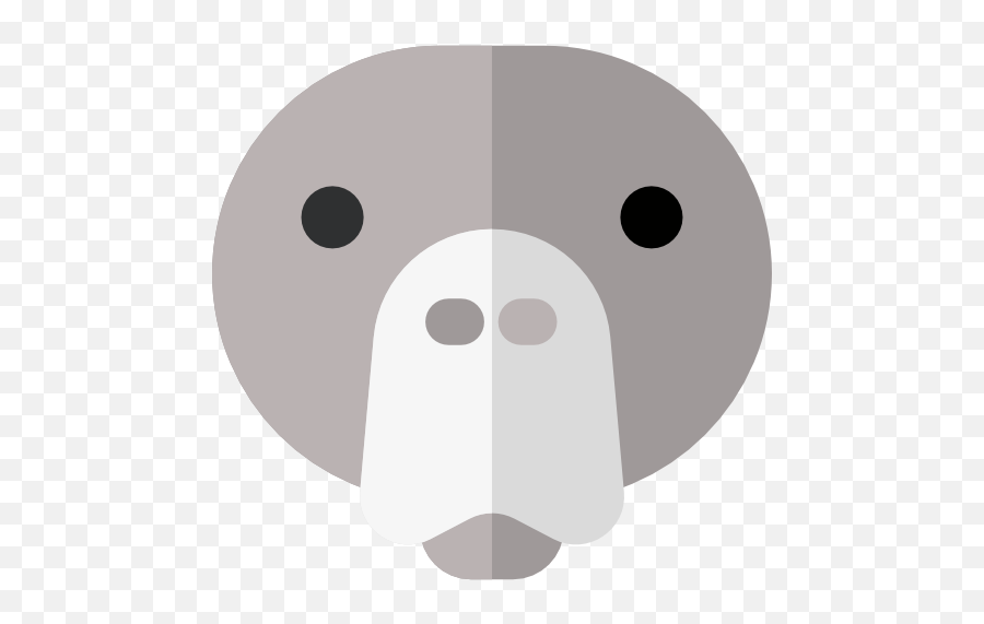 Face Animal Head Front Animals - Cartoon Emoji,Cow Emoticon