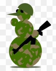 Schneemann - Snowman Soldier Clipart Emoji,Snowman Emoticon