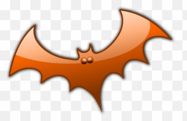 Orange Halloween Bat Vector Image - Orange Bat Clipart Emoji,Pregnant Emoticon