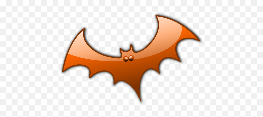 Orange Halloween Bat Vector Image - Orange Bat Clipart Emoji,Pregnant Emoticon