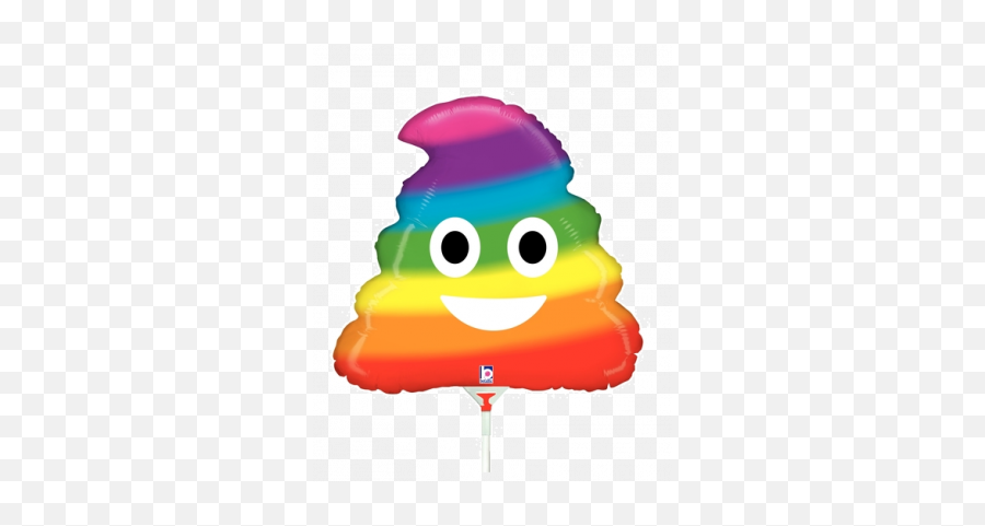 Emoji - Rainbow Poo,Dead Rose Emoji