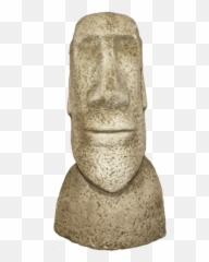 Emoji - Cartoon,Easter Island Head Emoji - free transparent emoji ...