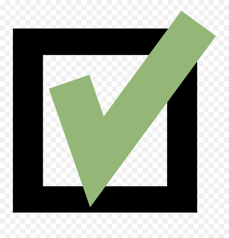 Check Mark Check Box Green Mark Check - Clip Art Emoji,Check Box Emoji