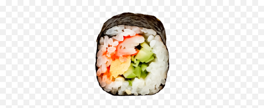 Sushi Japanese Japan Food Seafood Tasty - Single Sushi Roll Emoji,Japanese Food Emoji