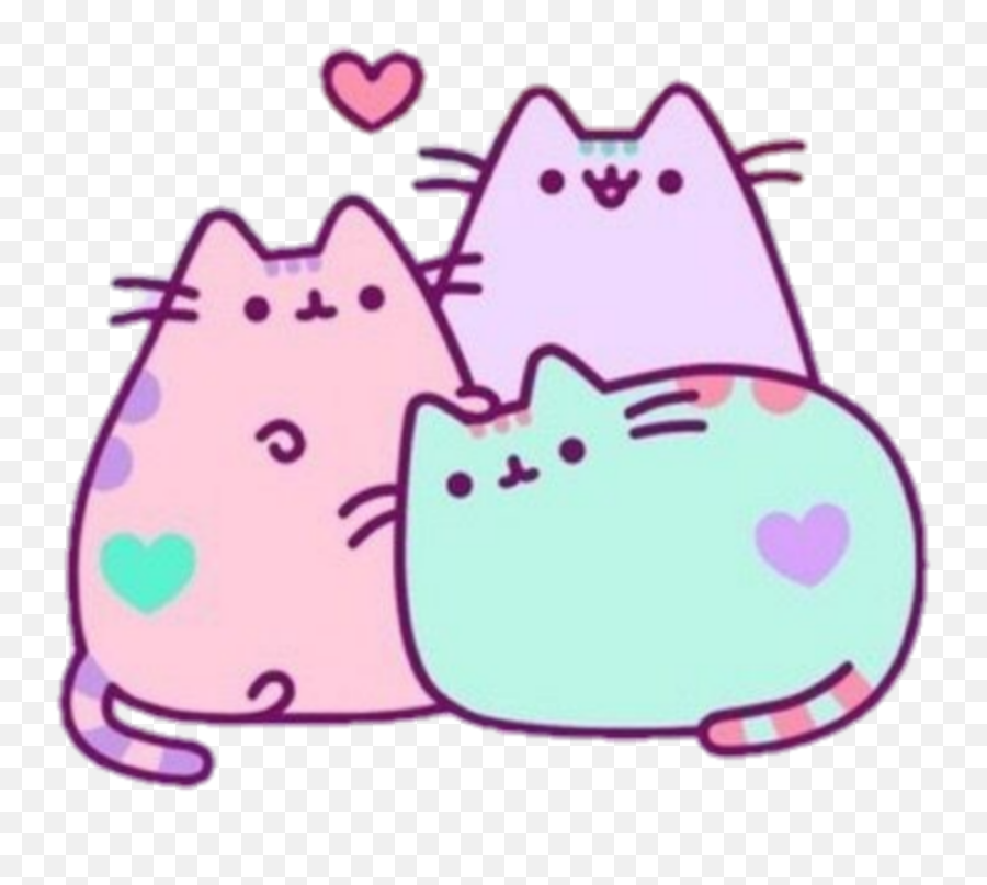 Pusheencats Unicorn Cat Pusheen - Kawaii Cute Pusheen Emoji,Unicorn Cat Emoji