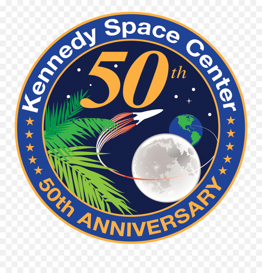 50th Anniversary - Kennedy Space Center 50th Anniversary Emoji,Emoji American Flag And Rocket