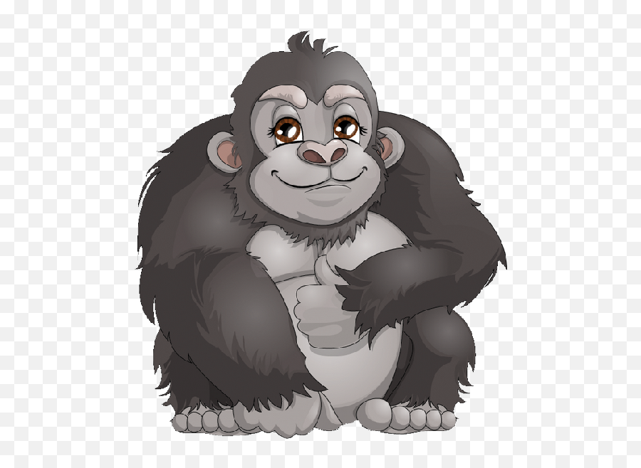 Clipart Eye Gorilla Clipart Eye Gorilla Transparent Free - Gorilla Clipart Png Emoji,Gorilla Emoji