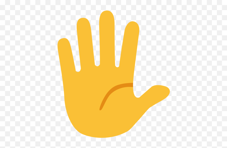 Hand With Fingers Splayed Emoji - Imagem De Mão Aberta,Fingers Emoji